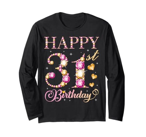 Alles Gute zum 31. Geburtstag, Geburtstagsfeier für Männer und Frauen, 31 Jahre Langarmshirt Alles Gute zum 31. Geburtstag, Geburtstagsfeier für Männer und Frauen, 31 Jahre Langarmshirt von Happy Birthday Party It's My Birthday Party