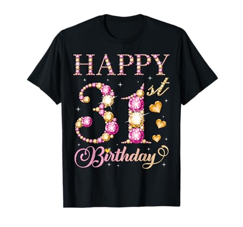 Alles Gute zum 31. Geburtstag, Geburtstagsfeier für Männer und Frauen, 31 Jahre T-Shirt von Happy Birthday Party It's My Birthday Party
