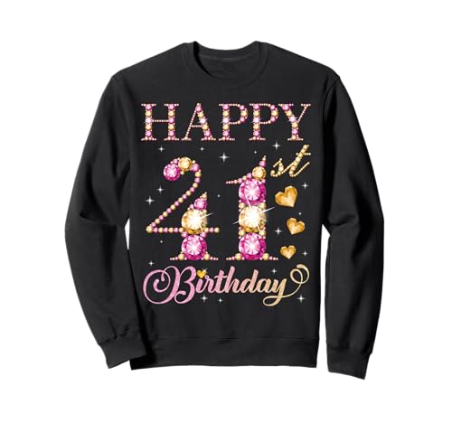 Alles Gute zum 41. Geburtstag, Geburtstagsfeier für Männer und Frauen, 41 Jahre Sweatshirt Alles Gute zum 41. Geburtstag, Geburtstagsfeier für Männer und Frauen, 41 Jahre Sweatshirt von Happy Birthday Party It's My Birthday Party