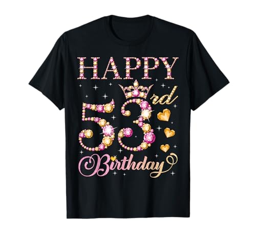Alles Gute zum 53. Geburtstag, 53-jährige Geburtstagsfeier für Männer und Frauen T-Shirt Alles Gute zum 53. Geburtstag, 53-jährige Geburtstagsfeier für Männer und Frauen T-Shirt von Happy Birthday Party It's My Birthday Party