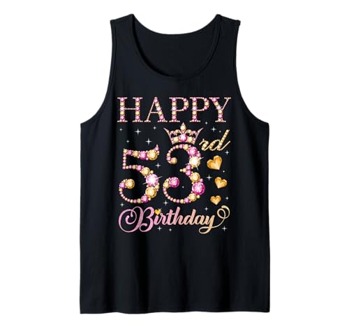 Alles Gute zum 53. Geburtstag, 53-jährige Geburtstagsfeier für Männer und Frauen Tank Top Alles Gute zum 53. Geburtstag, 53-jährige Geburtstagsfeier für Männer und Frauen Tank Top von Happy Birthday Party It's My Birthday Party