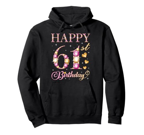 Alles Gute zum 61. Geburtstag, 61-jährige Geburtstagsfeier für Männer und Frauen Pullover Hoodie Alles Gute zum 61. Geburtstag, 61-jährige Geburtstagsfeier für Männer und Frauen Pullover Hoodie von Happy Birthday Party It's My Birthday Party