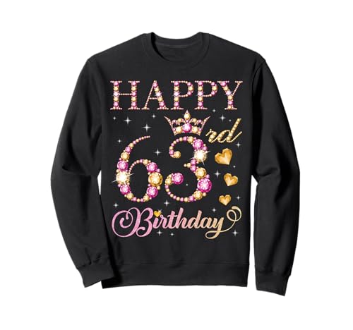 Alles Gute zum 63. Geburtstag, 63-jährige Geburtstagsfeier für Männer und Frauen Sweatshirt Alles Gute zum 63. Geburtstag, 63-jährige Geburtstagsfeier für Männer und Frauen Sweatshirt von Happy Birthday Party It's My Birthday Party