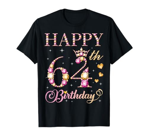 Alles Gute zum 64. Geburtstag, Geburtstagsfeier für Herren und Damen, 64 Jahre T-Shirt Alles Gute zum 64. Geburtstag, Geburtstagsfeier für Herren und Damen, 64 Jahre T-Shirt von Happy Birthday Party It's My Birthday Party
