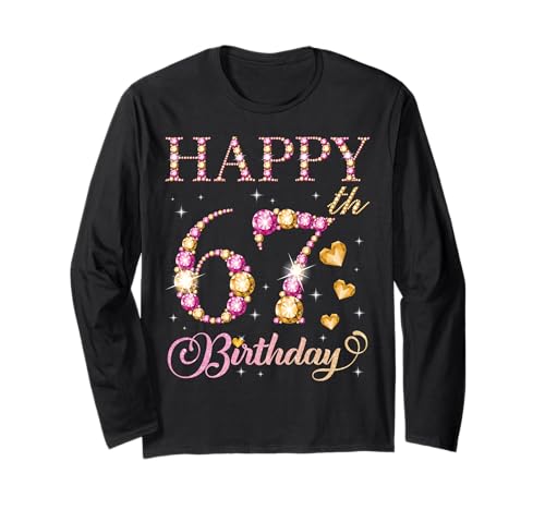 Alles Gute zum 67. Geburtstag, Geburtstagsfeier für Männer und Frauen, 67 Jahre Langarmshirt Alles Gute zum 67. Geburtstag, Geburtstagsfeier für Männer und Frauen, 67 Jahre Langarmshirt von Happy Birthday Party It's My Birthday Party
