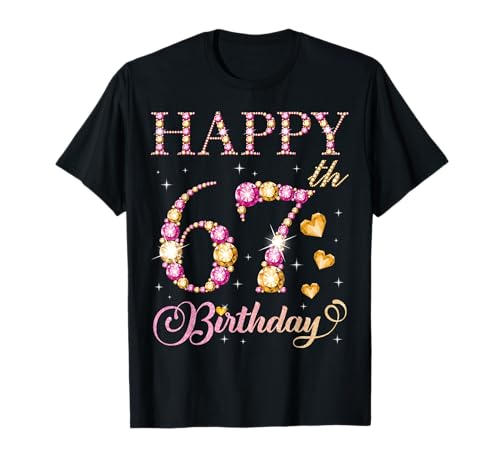 Alles Gute zum 67. Geburtstag, Geburtstagsfeier für Männer und Frauen, 67 Jahre T-Shirt Alles Gute zum 67. Geburtstag, Geburtstagsfeier für Männer und Frauen, 67 Jahre T-Shirt von Happy Birthday Party It's My Birthday Party