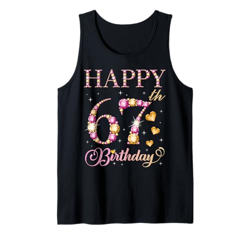 Alles Gute zum 67. Geburtstag, Geburtstagsfeier für Männer und Frauen, 67 Jahre Tank Top Alles Gute zum 67. Geburtstag, Geburtstagsfeier für Männer und Frauen, 67 Jahre Tank Top von Happy Birthday Party It's My Birthday Party