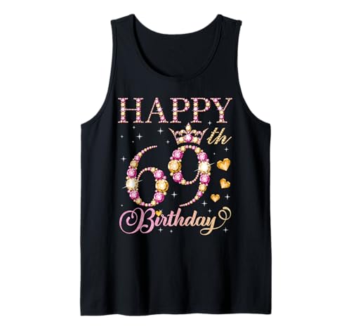 Alles Gute zum 69. Geburtstag, Geburtstagsfeier für Männer und Frauen, 69 Jahre Tank Top Alles Gute zum 69. Geburtstag, Geburtstagsfeier für Männer und Frauen, 69 Jahre Tank Top von Happy Birthday Party It's My Birthday Party