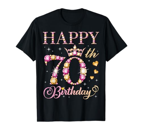 Alles Gute zum 70. Geburtstag, 70 Jahre alte Männer und Frauen, Geburtstagsfeier T-Shirt Alles Gute zum 70. Geburtstag, 70 Jahre alte Männer und Frauen, Geburtstagsfeier T-Shirt von Happy Birthday Party It's My Birthday Party
