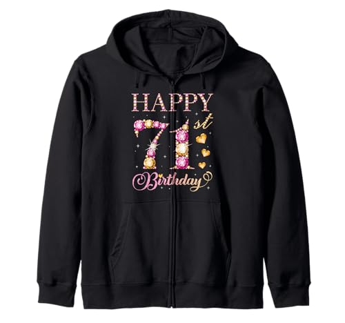 Alles Gute zum 71. Geburtstag, Geburtstagsfeier für Männer und Frauen, 71 Jahre Kapuzenjacke Alles Gute zum 71. Geburtstag, Geburtstagsfeier für Männer und Frauen, 71 Jahre Kapuzenjacke von Happy Birthday Party It's My Birthday Party