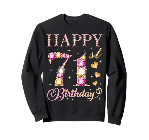 Alles Gute zum 71. Geburtstag, Geburtstagsfeier für Männer und Frauen, 71 Jahre Sweatshirt Alles Gute zum 71. Geburtstag, Geburtstagsfeier für Männer und Frauen, 71 Jahre Sweatshirt von Happy Birthday Party It's My Birthday Party