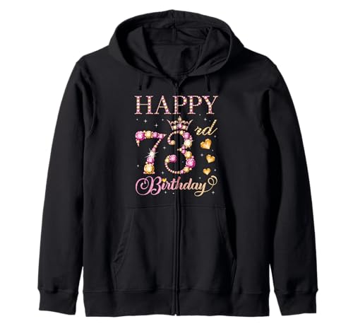 Alles Gute zum 73. Geburtstag, Geburtstagsfeier für 73 Jahre alte Männer und Frauen Kapuzenjacke Alles Gute zum 73. Geburtstag, Geburtstagsfeier für 73 Jahre alte Männer und Frauen Kapuzenjacke von Happy Birthday Party It's My Birthday Party