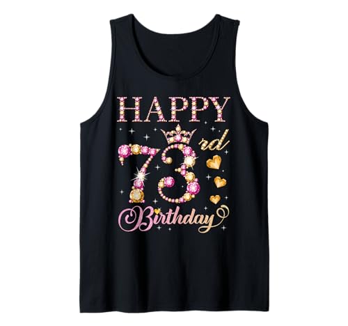 Alles Gute zum 73. Geburtstag, Geburtstagsfeier für 73 Jahre alte Männer und Frauen Tank Top Alles Gute zum 73. Geburtstag, Geburtstagsfeier für 73 Jahre alte Männer und Frauen Tank Top von Happy Birthday Party It's My Birthday Party