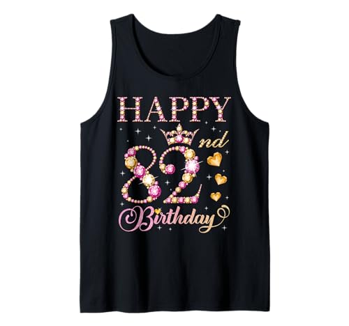 Alles Gute zum 82. Geburtstag, 82-jährige Geburtstagsfeier für Männer und Frauen Tank Top Alles Gute zum 82. Geburtstag, 82-jährige Geburtstagsfeier für Männer und Frauen Tank Top von Happy Birthday Party It's My Birthday Party