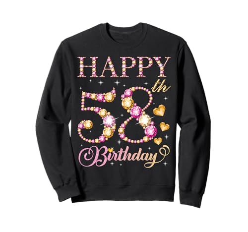 Geburtstagsfeier für Männer und Frauen, 58 Jahre, Alles Gute zum 58. Geburtstag Sweatshirt Geburtstagsfeier für Männer und Frauen, 58 Jahre, Alles Gute zum 58. Geburtstag Sweatshirt von Happy Birthday Party It's My Birthday Party