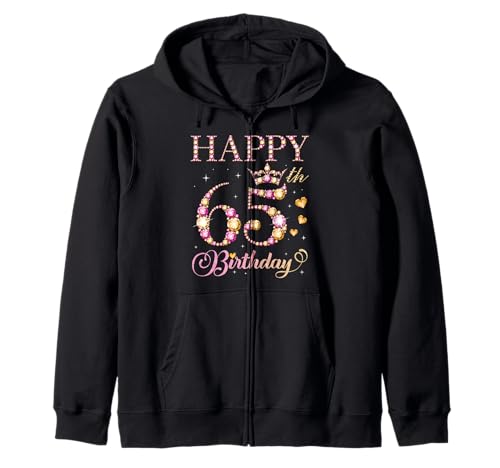 Geburtstagsfeier für Männer und Frauen, 65 Jahre, Alles Gute zum 65. Geburtstag Kapuzenjacke Geburtstagsfeier für Männer und Frauen, 65 Jahre, Alles Gute zum 65. Geburtstag Kapuzenjacke von Happy Birthday Party It's My Birthday Party