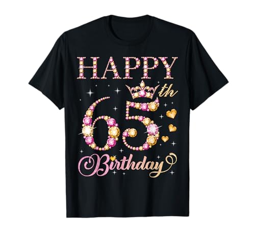 Geburtstagsfeier für Männer und Frauen, 65 Jahre, Alles Gute zum 65. Geburtstag T-Shirt Geburtstagsfeier für Männer und Frauen, 65 Jahre, Alles Gute zum 65. Geburtstag T-Shirt von Happy Birthday Party It's My Birthday Party