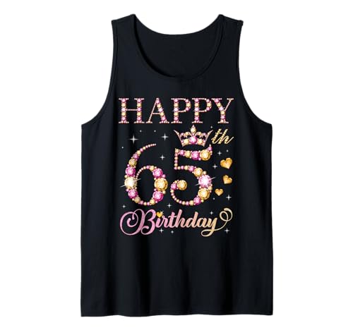 Geburtstagsfeier für Männer und Frauen, 65 Jahre, Alles Gute zum 65. Geburtstag Tank Top Geburtstagsfeier für Männer und Frauen, 65 Jahre, Alles Gute zum 65. Geburtstag Tank Top von Happy Birthday Party It's My Birthday Party