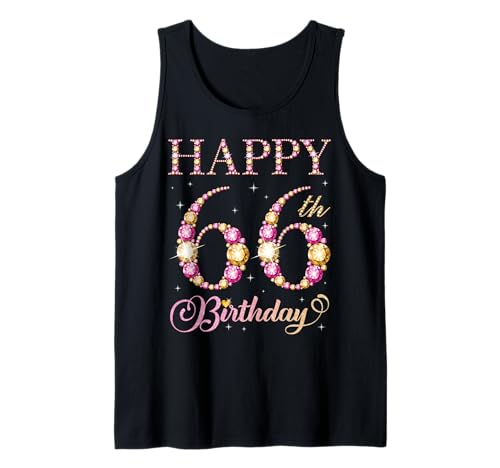 Geburtstagsfeier für Männer und Frauen, 66 Jahre, Alles Gute zum 66. Geburtstag Tank Top Geburtstagsfeier für Männer und Frauen, 66 Jahre, Alles Gute zum 66. Geburtstag Tank Top von Happy Birthday Party It's My Birthday Party