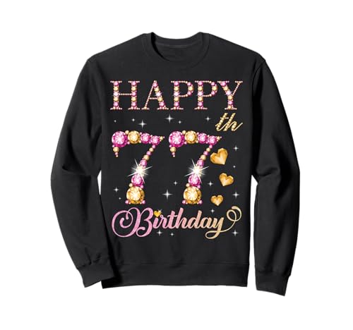 Geburtstagsfeier für Männer und Frauen, 77 Jahre, Alles Gute zum 77. Geburtstag Sweatshirt Geburtstagsfeier für Männer und Frauen, 77 Jahre, Alles Gute zum 77. Geburtstag Sweatshirt von Happy Birthday Party It's My Birthday Party