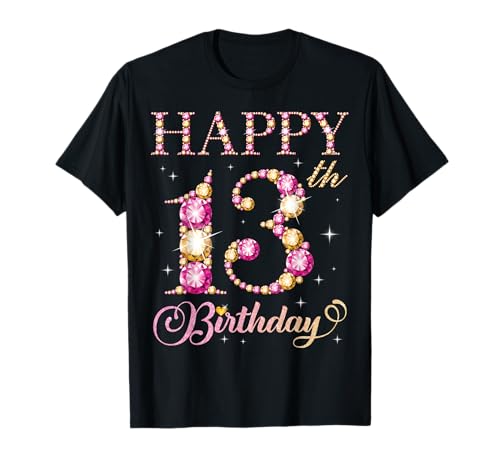 Geburtstagsparty für Jungen und Mädchen, 13 Jahre, Alles Gute zum 13. Geburtstag T-Shirt Geburtstagsparty für Jungen und Mädchen, 13 Jahre, Alles Gute zum 13. Geburtstag T-Shirt von Happy Birthday Party It's My Birthday Party