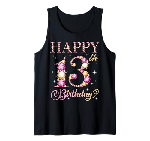 Geburtstagsparty für Jungen und Mädchen, 13 Jahre, Alles Gute zum 13. Geburtstag Tank Top Geburtstagsparty für Jungen und Mädchen, 13 Jahre, Alles Gute zum 13. Geburtstag Tank Top von Happy Birthday Party It's My Birthday Party