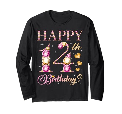 Geburtstagsparty für Jungen und Mädchen, 14 Jahre, Alles Gute zum 14. Geburtstag Langarmshirt Geburtstagsparty für Jungen und Mädchen, 14 Jahre, Alles Gute zum 14. Geburtstag Langarmshirt von Happy Birthday Party It's My Birthday Party