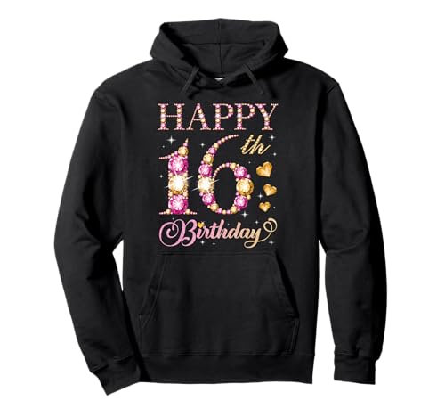 Geburtstagsparty für Jungen und Mädchen, 16 Jahre, Alles Gute zum 16. Geburtstag Pullover Hoodie Geburtstagsparty für Jungen und Mädchen, 16 Jahre, Alles Gute zum 16. Geburtstag Pullover Hoodie von Happy Birthday Party It's My Birthday Party