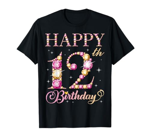 Geburtstagsparty für Jungen und Mädchen zum 12. Geburtstag, 12 Jahre T-Shirt von Happy Birthday Party It's My Birthday Party