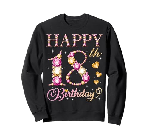 Geburtstagsparty für Männer und Frauen, 18 Jahre, Alles Gute zum 18. Geburtstag Sweatshirt Geburtstagsparty für Männer und Frauen, 18 Jahre, Alles Gute zum 18. Geburtstag Sweatshirt von Happy Birthday Party It's My Birthday Party