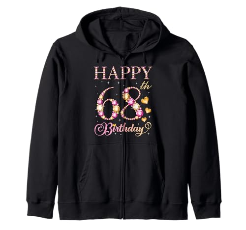 Geburtstagsparty für Männer und Frauen, 68 Jahre, Alles Gute zum 68. Geburtstag Kapuzenjacke von Happy Birthday Party It's My Birthday Party
