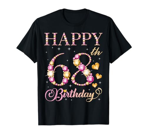 Geburtstagsparty für Männer und Frauen, 68 Jahre, Alles Gute zum 68. Geburtstag T-Shirt Geburtstagsparty für Männer und Frauen, 68 Jahre, Alles Gute zum 68. Geburtstag T-Shirt von Happy Birthday Party It's My Birthday Party