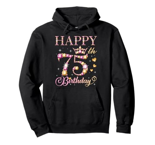 Geburtstagsparty für Männer und Frauen, 75 Jahre, Alles Gute zum 75. Geburtstag Pullover Hoodie Geburtstagsparty für Männer und Frauen, 75 Jahre, Alles Gute zum 75. Geburtstag Pullover Hoodie von Happy Birthday Party It's My Birthday Party
