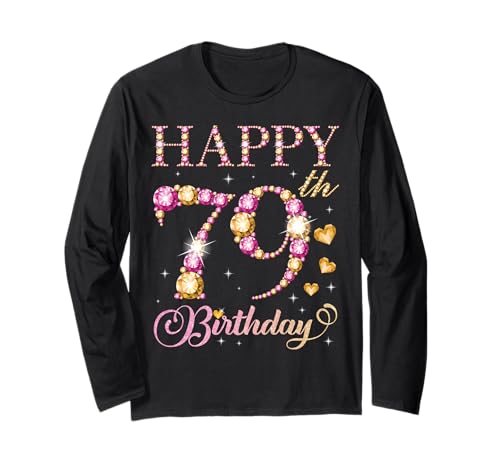Geburtstagsparty für Männer und Frauen, 79 Jahre, Alles Gute zum 79. Geburtstag Langarmshirt von Happy Birthday Party It's My Birthday Party