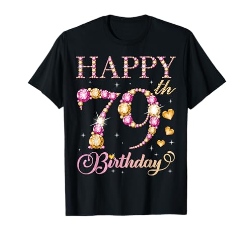 Geburtstagsparty für Männer und Frauen, 79 Jahre, Alles Gute zum 79. Geburtstag T-Shirt Geburtstagsparty für Männer und Frauen, 79 Jahre, Alles Gute zum 79. Geburtstag T-Shirt von Happy Birthday Party It's My Birthday Party