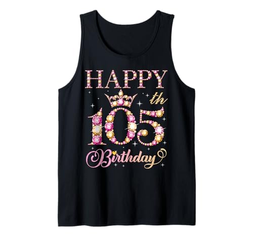 Geburtstagsparty für Männer und Frauen zum 105. Geburtstag von 105 Jahren Tank Top Geburtstagsparty für Männer und Frauen zum 105. Geburtstag von 105 Jahren Tank Top von Happy Birthday Party It's My Birthday Party