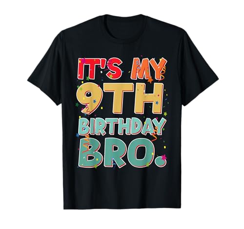 Es ist mein 9. Geburtstag Neun Happy Birthday Jungs Mädels T-Shirt von Happy Birthday T-Shirts Store Family Party Wear