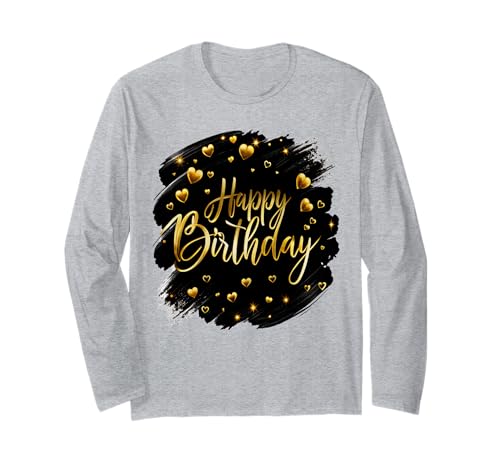 It's My Birthday Damen Mädchen Geburtstag to My Love Langarmshirt von Happy Birthday
