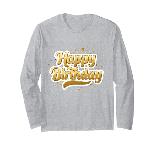 It's My Birthday Damen Mädchen Geburtstag to My Love Langarmshirt von Happy Birthday