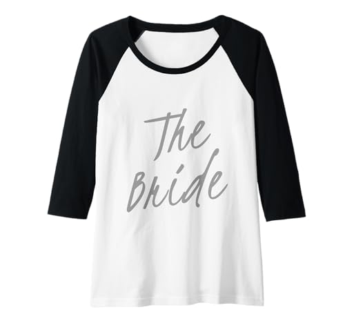 Damen Lustiger Text für süße Bräute mit einem Wort Zitat The Bride Raglan Damen Lustiger Text für süße Bräute mit einem Wort Zitat The Bride Raglan von Happy Bride Quotes One Word Quote Bride Shirt