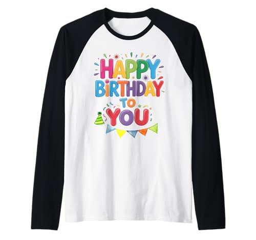 Happay Geburtstag Geburtstag Party Männer Frauen Kinder Raglan Happay Geburtstag Geburtstag Party Männer Frauen Kinder Raglan von Happy Brithday To You