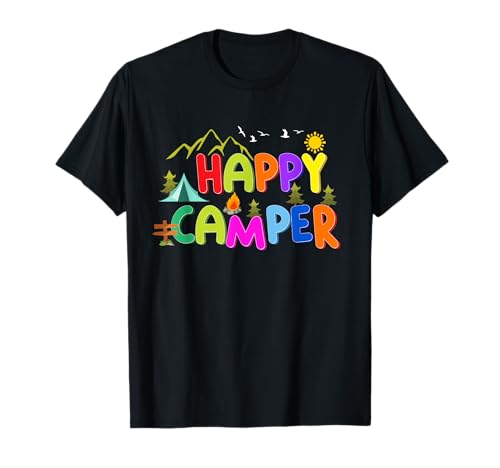 Happy Camper Camping Lustig Männer Frauen Kinder T-Shirt Happy Camper Camping Lustig Männer Frauen Kinder T-Shirt von Happy Camping Gifts for Campers