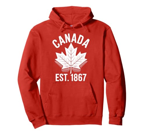 Kanada Maple Leaf Est 1867 Retro Canada Day Pride Herren Damen Pullover Hoodie Kanada Maple Leaf Est 1867 Retro Canada Day Pride Herren Damen Pullover Hoodie von Happy Canada Day Outfits for Men Women Kids.
