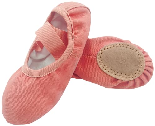 Ballettschuhe Mädchen Balettschlappen Kinder Gymnastikschuhe Yoga Tanzschuhe für Tanz 30 von Happy Cherry