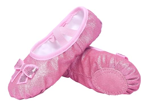 Ballettschuhe Mädchen Balettschlappen Kinder Yoga Gymnastikschuhe Tanzschuhe für Tanz 27 von Happy Cherry