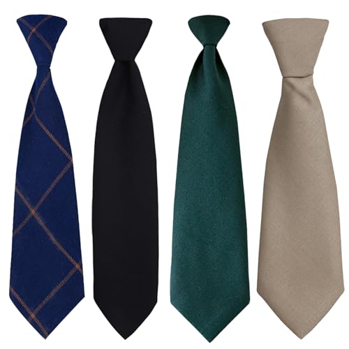 Happy Cherry 4 Stücke Kinder Formelle Krawatte Fasching Kinderkrawatte Verstellbare für Mädchen Jungen Abschlussfeier von Happy Cherry