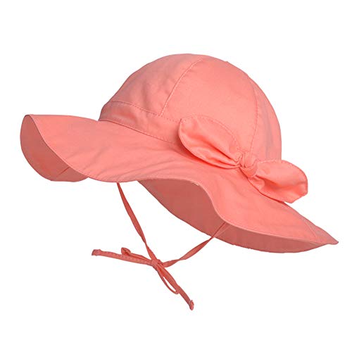 Happy Cherry - Baby Sommerhut UV-Schutz Mädchen Jungen Hut Breite Krempe Fischerhut Sonnenschutz Kinderhut Fischermütze Niedliche Muster für Outdoor Strand Urlaub Reisen -12-24 Monate von Happy Cherry