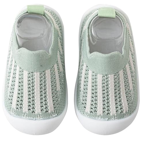 Happy Cherry Barfussschuhe Baby Unisex Weiche Sohle Lauflernschuhe Mädchen Jungen Mesh Atmungsaktive Krabbelschuhe 24/25 EU von Happy Cherry