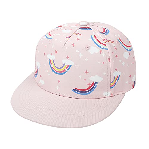 Happy Cherry- Baseball Cap für Kinder Kinder Unisex Sonnenhut Tennis Golfball Hut Jungen Mädchen Leichter Outdoor Casual Netter UV-Schutz im Sommer Cartoon Regenbogen Atmungsaktiv für 2-8 Jahre von Happy Cherry