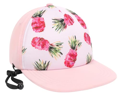 Happy Cherry - Baseballkappe Baby Jungen Mädchen Baseball Cap UV-Schutz Sonnenhut Kinder Baseballmützen Kappe Anti-UV Sommer Sommerhut für Strandurlaub Freien Schule Sport - 6-12 Monate - Rosa von Happy Cherry